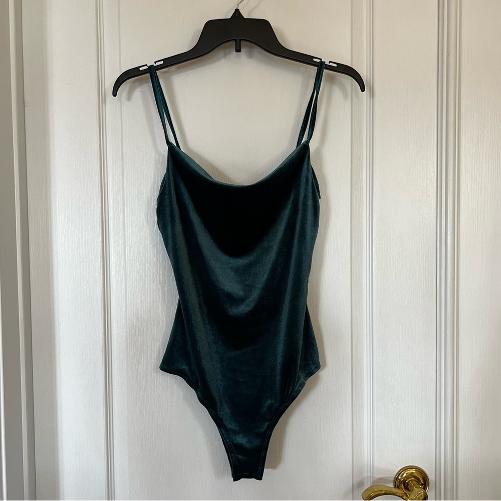 Teal A&F Bodysuit